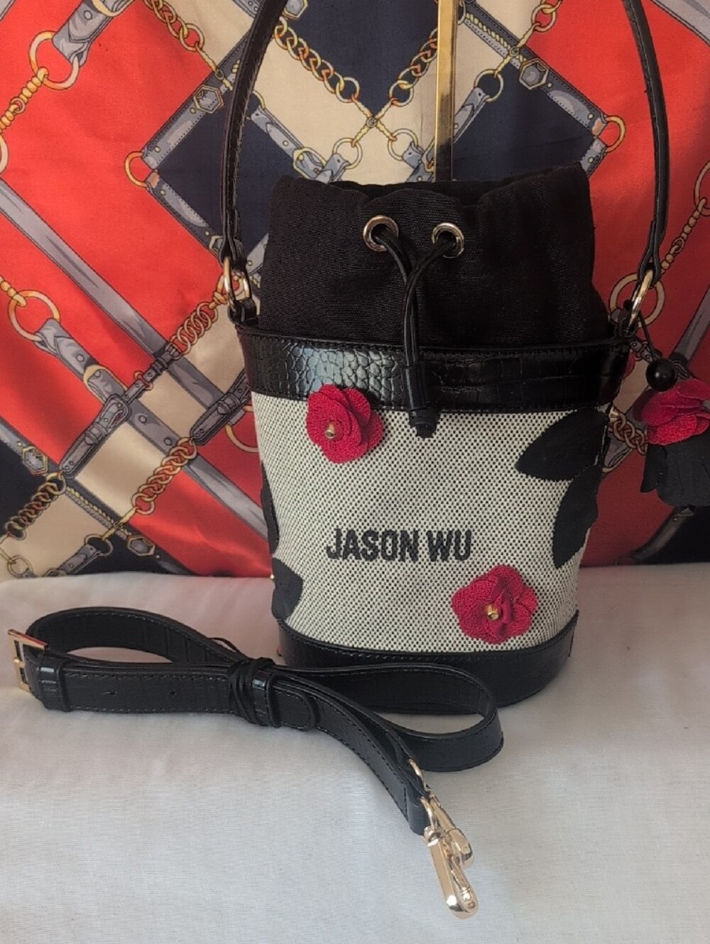 Jason Wu canvas bucket bag